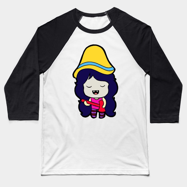 Adventure Time - Kawaii Marceline the Vampire Queen Baseball T-Shirt by coloringiship